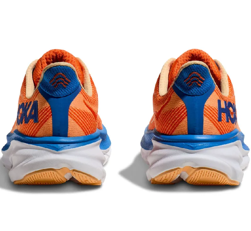 Hoka One One Men's Clifton 9 Vibrant Orange/Impala-5